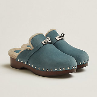 セール【HERMES】Ciabattine Carlotta Carlotta leather mules & clogs Hermès Camel size 39 IT in